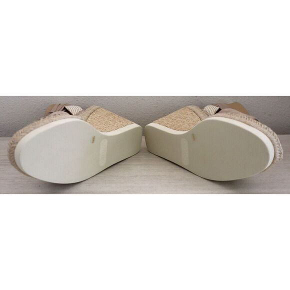 Vince Camuto Women's Sz 8.5M Truffle Taupe Bendsen Espadrille Wedge Sandals - Picture 5 of 11